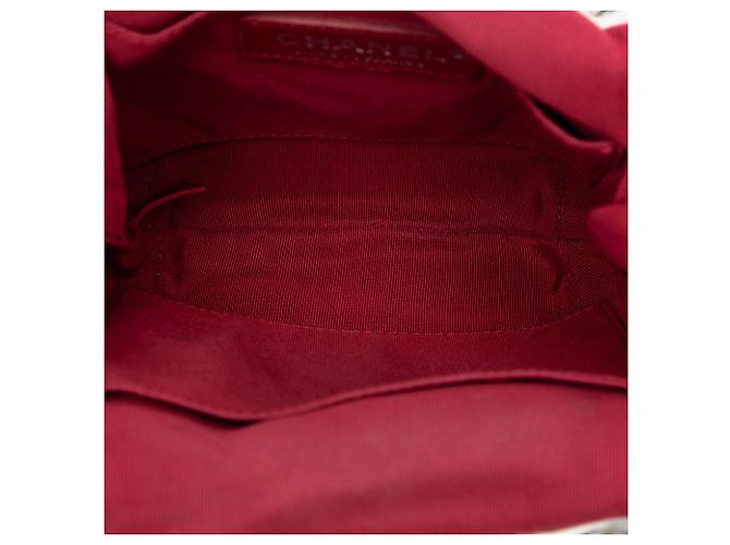 Chanel Gabrielle Bucket Bag Small Bicolor aus gestepptem Kalbsleder schwarz - Ansicht 4