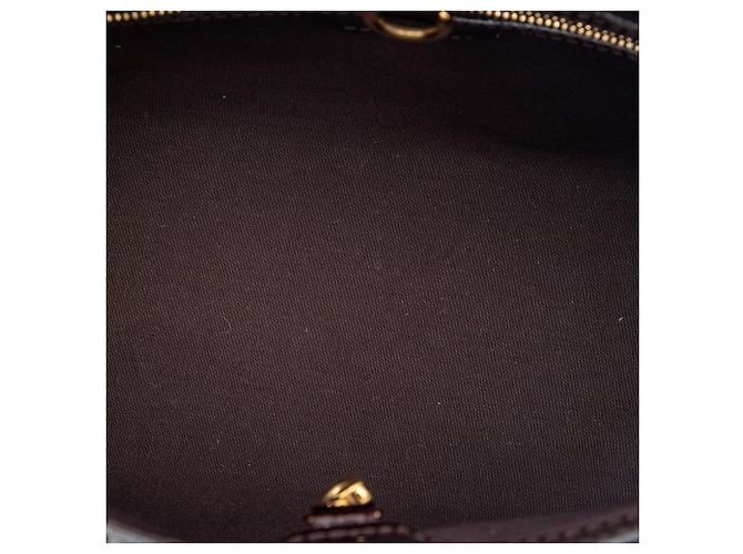 Borsa Louis Vuitton Monogram Vernis Wilshire PM viola Porpora - vista 4