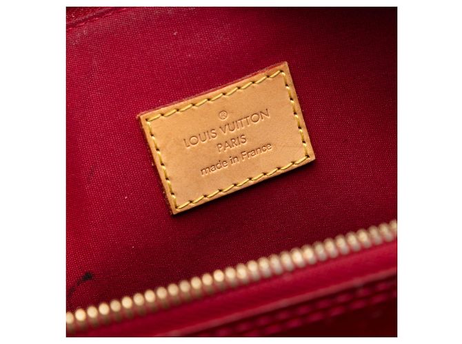 Borsa Louis Vuitton Monogram Vernis Alma GM rossa Rosso - vista 5
