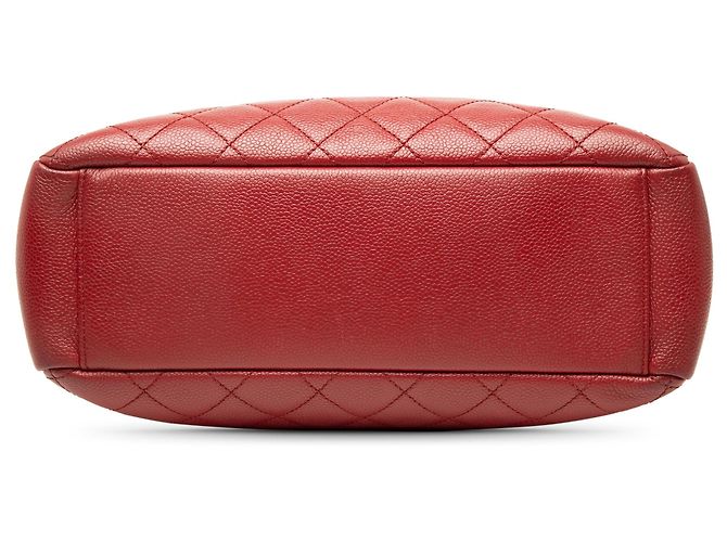Tote Verticale Chanel Caviar Rosso - vista 3