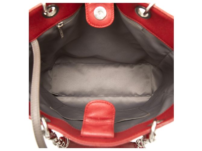 Tote Verticale Chanel Caviar Rosso - vista 4