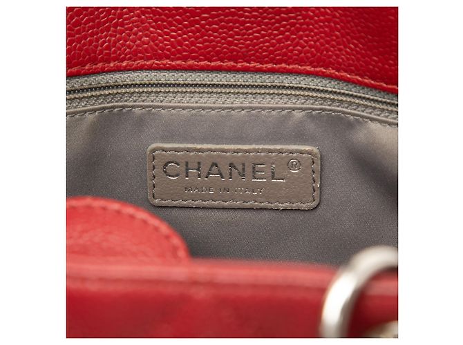Tote Verticale Chanel Caviar Rosso - vista 5
