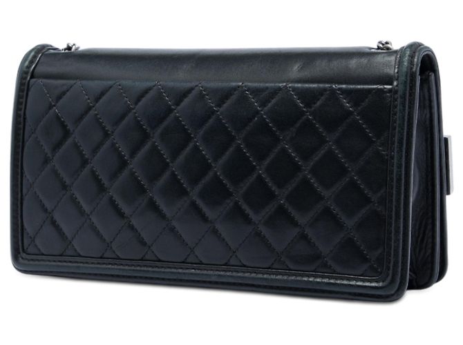 Borsa a tracolla Boy Brick in agnello e acrilico nero Chanel - Ansicht 2