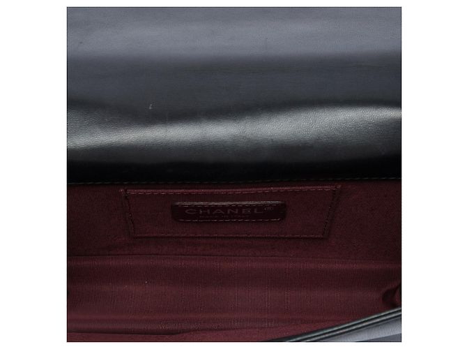 Borsa a tracolla Boy Brick in agnello e acrilico nero Chanel - Ansicht 4
