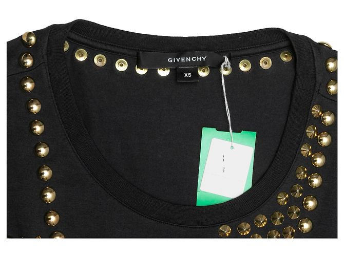 Black Givenchy Studded Short Sleeve T-Shirt Size US XS - view 6