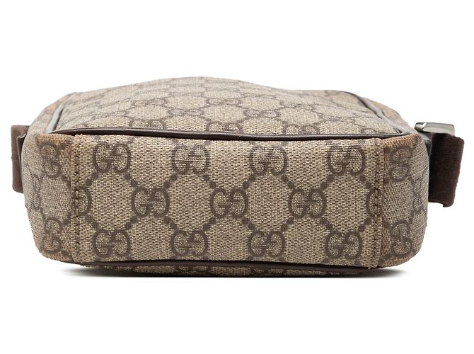 Borsa a tracolla Gucci GG Supreme beige - vista 3