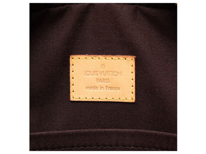 Borsa Louis Vuitton Monogram Vernis Summit Drive viola Porpora - vista 5