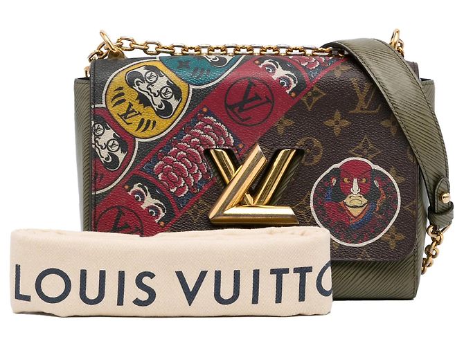 Twist Borsa a tracolla marrone Louis Vuitton Monogram Boite Chapeaux Souple MM - vista 13