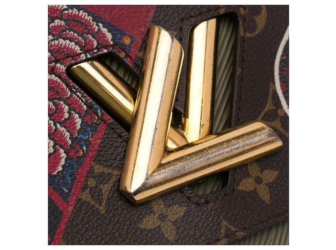 Twist Borsa a tracolla marrone Louis Vuitton Monogram Boite Chapeaux Souple MM - vista 9