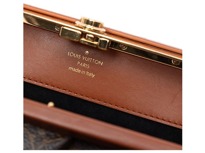 Borsa a tracolla Louis Vuitton Monogram Reverse Boursicot EW marrone - vista 5