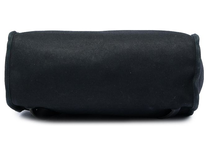 Zaino Hermès Toile Herbag PM nero - vista 3