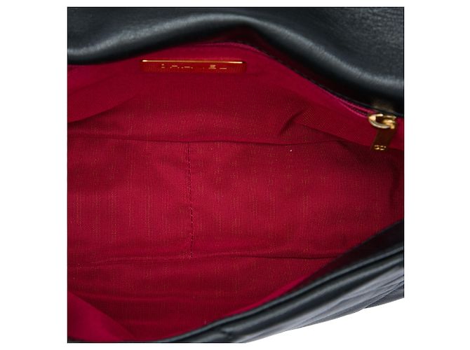 Borsa Chanel 19 in agnello nero, misura Medium - vista 4