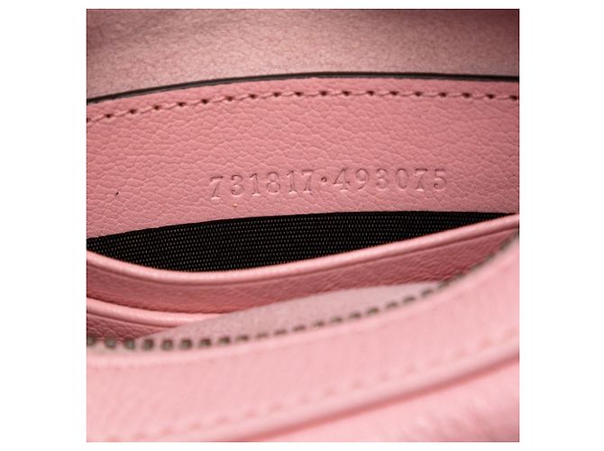 Piccola borsa Aphrodite in pelle di vitello rosa Gucci - vista 6