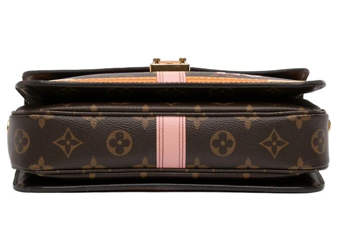 Borsa Louis Vuitton Monogram Summer Trunks Pochette Metis marrone - vista 3