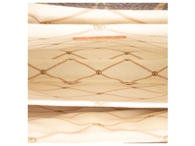 Borsa Louis Vuitton Monogram Summer Trunks Pochette Metis marrone - vista 4