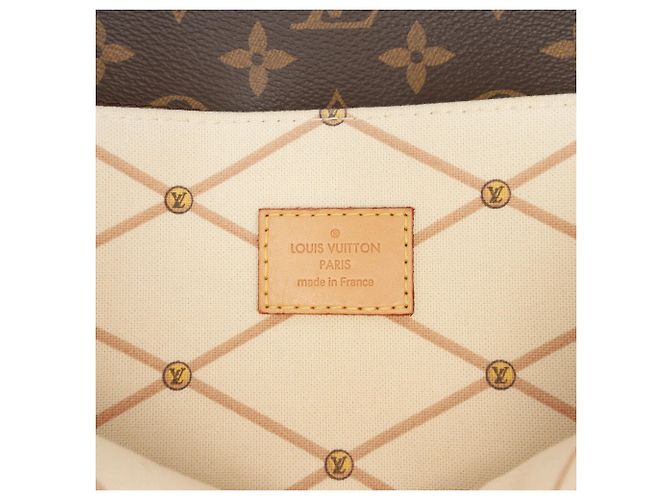 Borsa Louis Vuitton Monogram Summer Trunks Pochette Metis marrone - vista 5