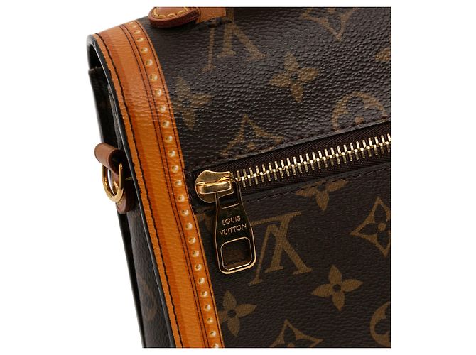 Borsa Louis Vuitton Monogram Summer Trunks Pochette Metis marrone - vista 7