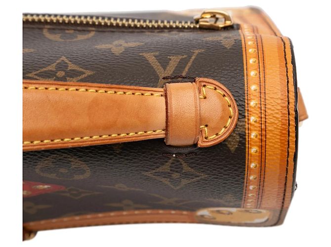 Borsa Louis Vuitton Monogram Summer Trunks Pochette Metis marrone - vista 9