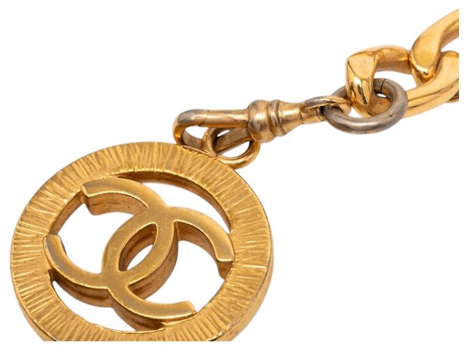 Chanel CC Gold Plated Chain Link Station Gürtel Golden - Ansicht 3