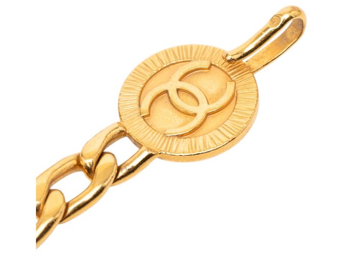 Chanel CC Gold Plated Chain Link Station Gürtel Golden - Ansicht 4