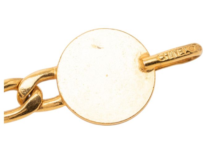 Chanel CC Gold Plated Chain Link Station Gürtel Golden - Ansicht 5