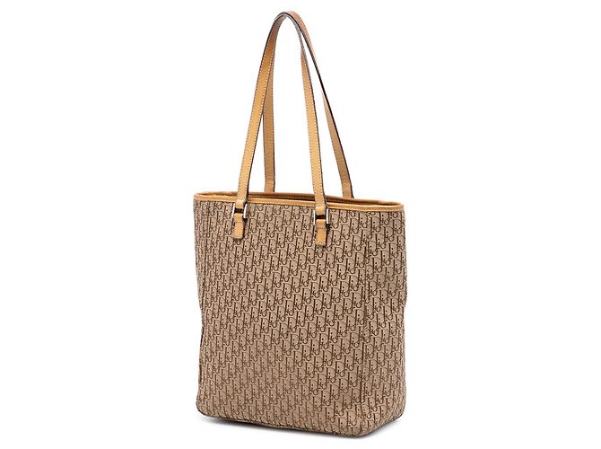 Beige Dior Diorissimo Trotter Canvas Tote - Ansicht 2