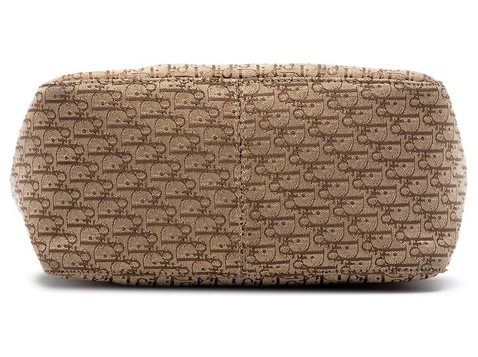 Beige Dior Diorissimo Trotter Canvas Tote - Ansicht 3