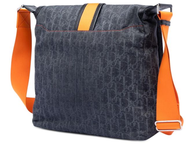 Dior Diorissimo Denim Flight Messenger Bag in Blau - Ansicht 2