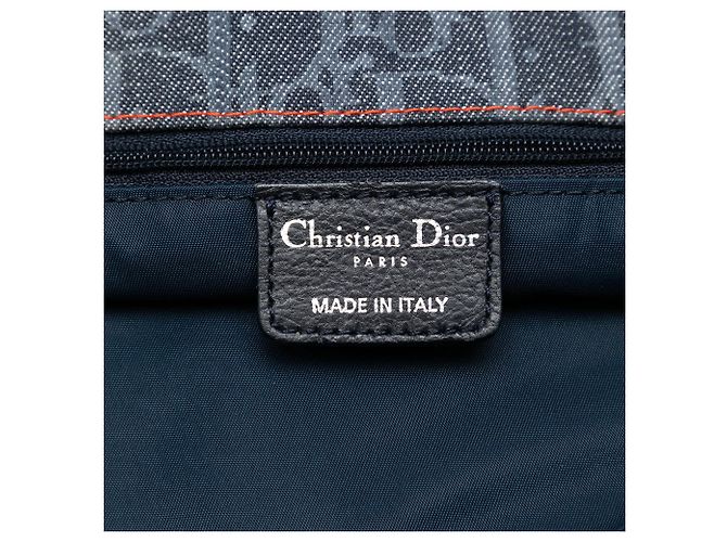 Dior Diorissimo Denim Flight Messenger Bag in Blau - Ansicht 5
