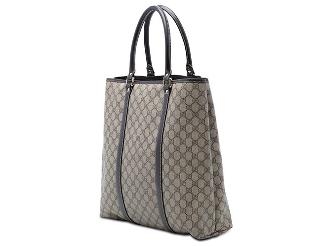 Tote verticale Gucci GG Supreme beige - vista 2