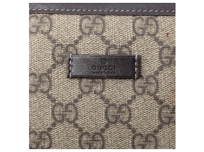 Tote verticale Gucci GG Supreme beige - vista 6