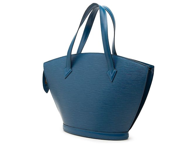 Borsa Louis Vuitton Epi Saint Jacques PM Short Strap blu - vista 2