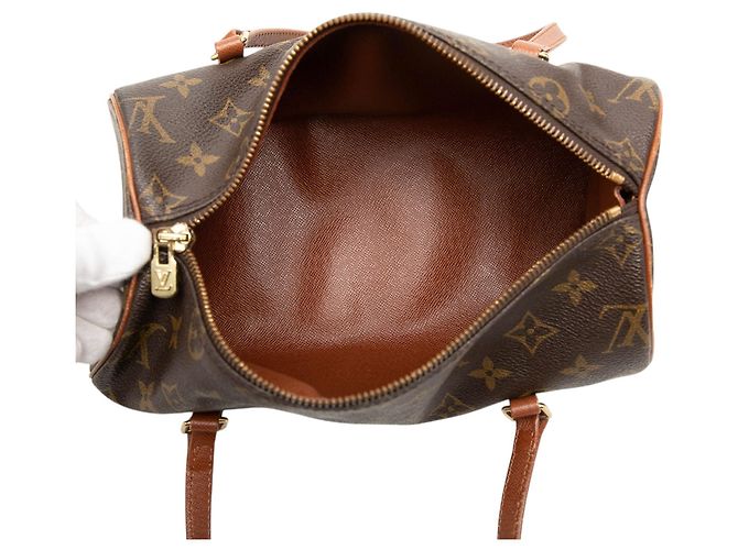 Borsa Louis Vuitton Monogram Papillon 26 marrone - vista 4