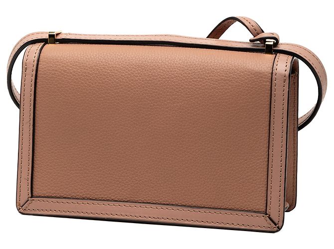 Loewe Borsa a tracolla Barcelona in pelle di vitello granulata Mini marrone - vista 2