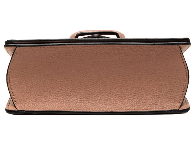 Loewe Borsa a tracolla Barcelona in pelle di vitello granulata Mini marrone - vista 3