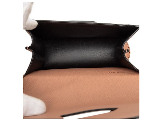 Loewe Borsa a tracolla Barcelona in pelle di vitello granulata Mini marrone - vista 4