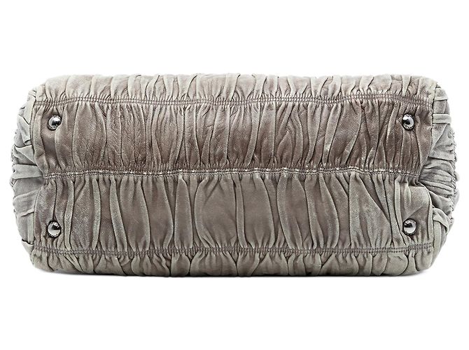 Borsa Prada Nappa Gaufre Ombre grigia Grigio - vista 3