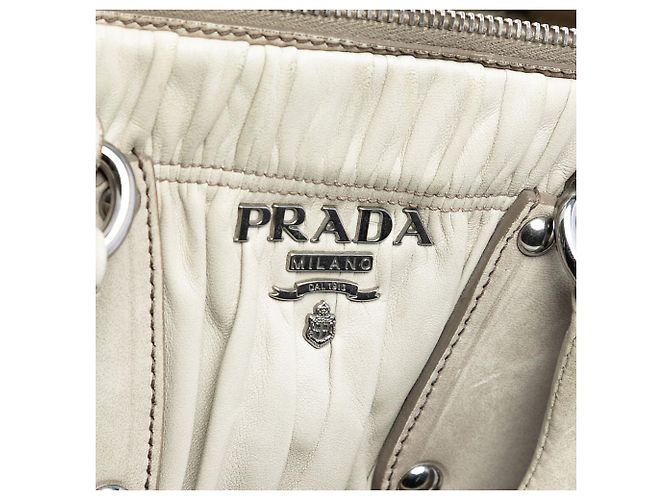 Borsa Prada Nappa Gaufre Ombre grigia Grigio - vista 5