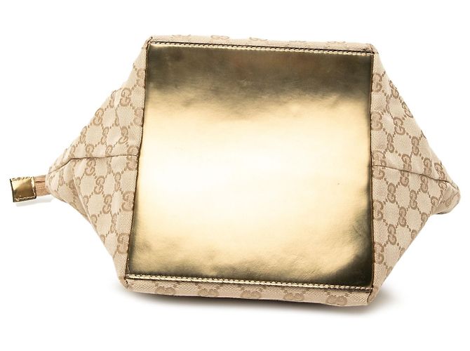 Tote Gucci GG Canvas Web beige - vista 3