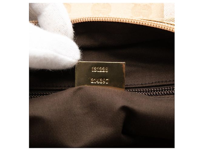 Tote Gucci GG Canvas Web beige - vista 6