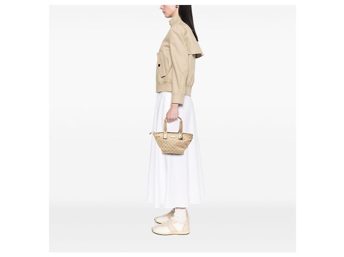 Tote Gucci GG Canvas Web beige - vista 7