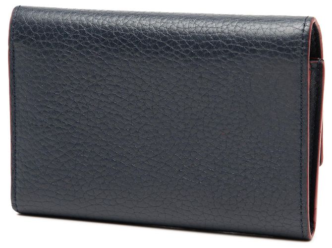 Cartera compacta Louis Vuitton Taurillon Capucines azul - vista 2
