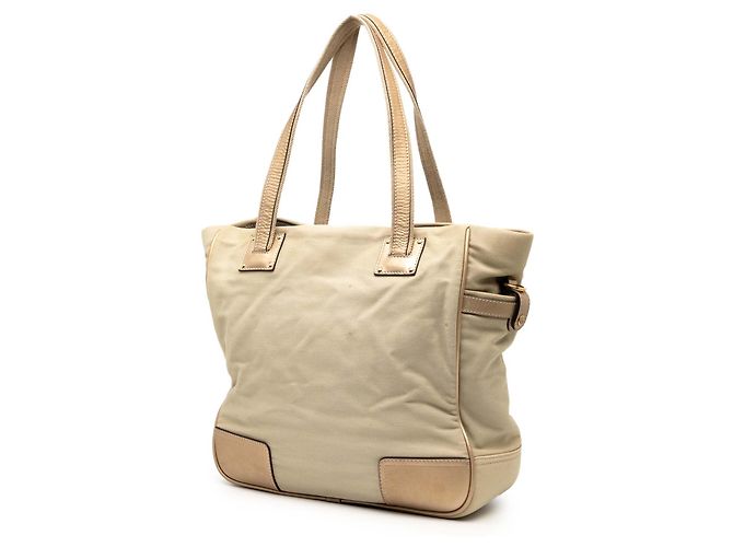 Borsa LOEWE in tela Anagram beige - vista 2