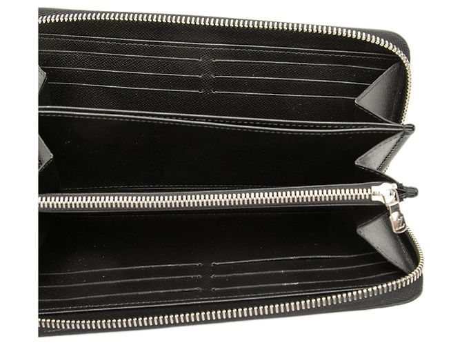 Cartera larga Louis Vuitton Epi Zippy negra Negro - vista 4