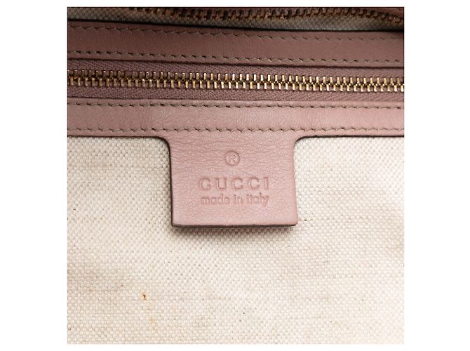 Borsa Tote Gucci Guccissima rosa - vista 5