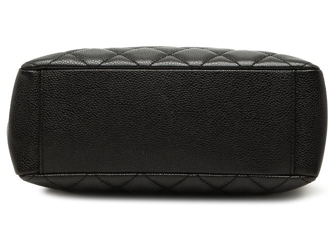 Piccola borsa shopping Chanel Caviar nera Nero - vista 3
