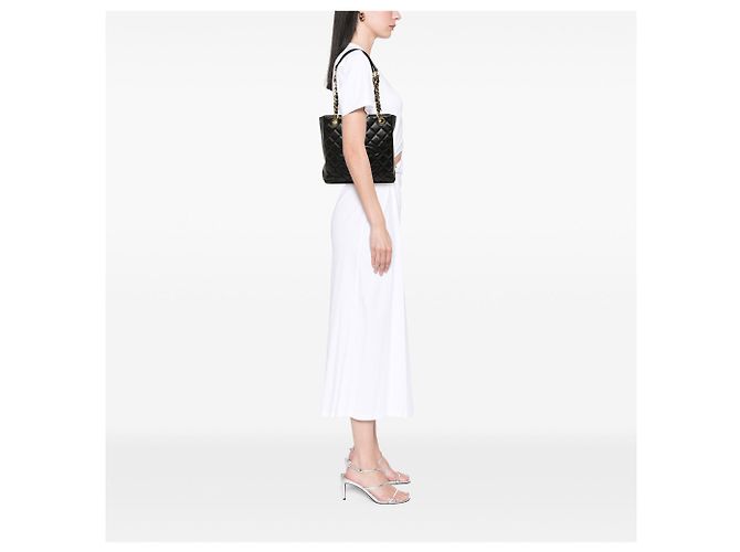 Piccola borsa shopping Chanel Caviar nera Nero - vista 6