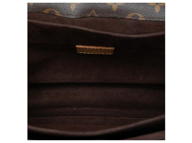 Borsa Louis Vuitton Monogram Pochette Metis marrone - vista 4