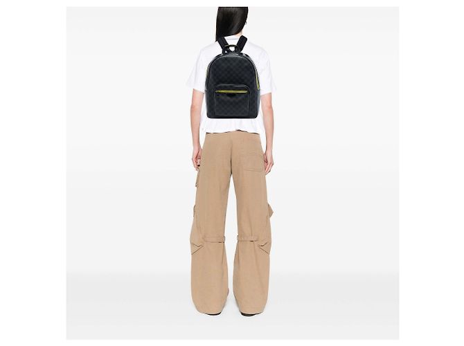 Zaino Louis Vuitton Damier Graphite Josh nero - vista 6