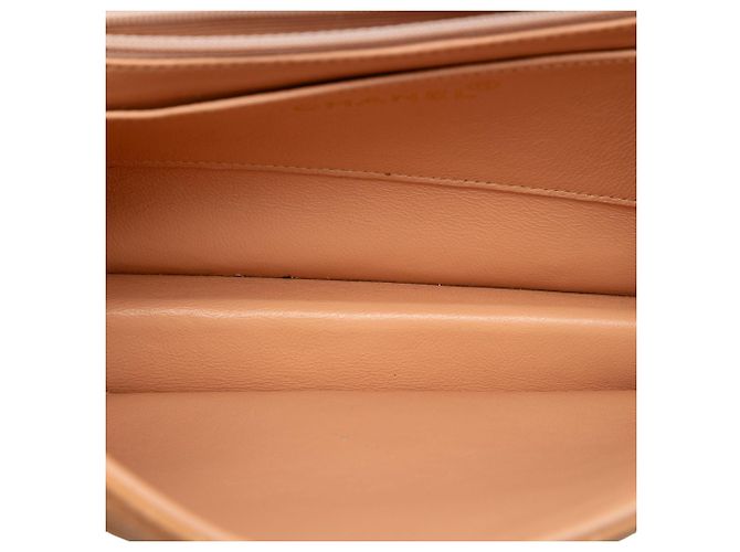 Bolsa Chanel Rita Flap em camurça acolchoada bege - vista 4